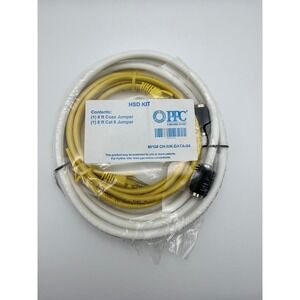 PPC Belden HSD KIT CH-SIK-DATA-04 6ft Coax Jumper & 6ft Cat 6 Ethernet Cable NEW